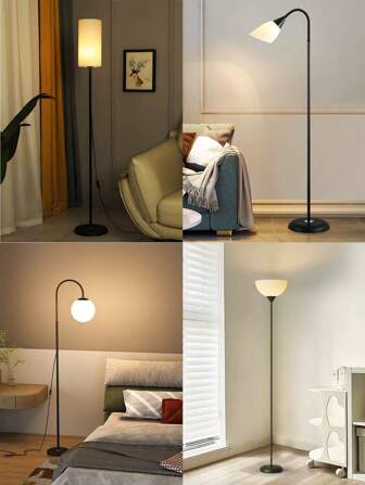 1 Stück moderne, minimalistische nordische Stil Beleuchtung, geeignet für Wohnzimmer, Schlafzimmer, Arbeitszimmer, neben dem Sofa, ohne Glühbirne enthalten