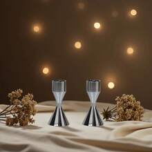 1-delige set metalen kaarsenhouders met moleculaire structuur, Scandinavische, retro en minimalistische driepotige kaarsenhouders, kerndecoratie voor de woonkamer, geometrische creatieve ornamenten, decoratie voor kaarsenhouders in huis, voor huisdecoratie