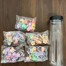 50pcs Cute Hair Scrunchies, Elastic Hair Ties Suitable For Everyday Wear, Hair Tie ,Hair Accessories, Ponytail Holders, Hair Elastics, Hair Rubber Bands