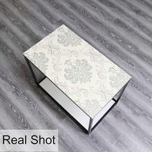 1 Rolle beige Blumentapete, europäischer floraler Vinyl Abziehkontakt Papier für Schlafzimmer, Wohnzimmer, TV Hintergrund, Wanddekoration, Küche, Möbel, Renovierung, selbstklebend, einfach zu installieren, abnehmbar