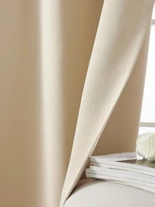 2pcs Blackout Curtains - Indoor Window Curtains With Grommets, Thermal/Noise Insulated/Privacy Protecting, Suitable For Bedroom, Living Room, Patio Doors