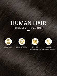 100% Brazilian Human Hair Weave 5 Clip-In Extensions, Seamless, Natural Straight Hair, Perfect For Long Hair Lengthening, Hair Lengthening|Straight Hair Texture|Natural Hair Look, Hair Weaving - S1 - View 6