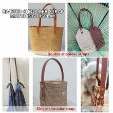 2pcs PU Leather Straps, DIY Woven Crossbody Bag Handles, Suitable For Bags And Cosmetic Bags, Bag Accessories, Can Be Used For Weaving And Customizing Bag Accessories - Multicolor - View 12