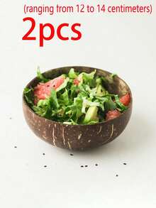 Bát dừa tự nhiên, Bát vỏ dừa, Đĩa nhẹ, Đồ dùng trên bàn ăn Đông Nam Á, Đĩa, Bát tráng miệng, Bát salad, Bát yến mạch ăn sáng, Bát vỏ dừa đơn giản nhưng cao cấp, Bát sáng tạo của Người nổi tiếng trực tuyến, Bát tráng miệng, Bát nước đường, Bát kem gia dụng, Bát salad trái cây, Một mảnh, Hai mảnh - Kích thước thay đổi từ 12-14cm - Cà phê nâu - Xem 11