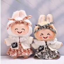 Excluding Dolls, Pack Of 10 Includes A First And Second Generation Keychain, Clothing Pendant, Canvas Fabric, Pearl Style, Small Fragrant Style Crossbody Bag, Canvas Fabric Accessories, My Halloween Gift, Christmas Gift - Multicolor - View 5