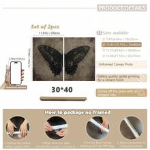 2 Cái/Bộ, Tranh Canvas Treo Tường, Tranh Treo Tường Có Khung, Bướm Đen Cổ Điển, Tranh Treo Tường Thời Victoria, Trang Trí Nhà Nông Thôn Mộc Mạc, Trang Trí Nhà Tự Nhiên Gothic, Thẩm Mỹ Tranh Sơn Dầu Cổ Điển, Nghệ Thuật Gothic, Thích Hợp Cho Trang Trí Phòng Khách, Trang Trí Phòng Ngủ, Trang Trí Phòng Tắm, Trang Trí Phòng Khách, Trang Trí Ký Túc Xá, Trang Trí Phòng Ăn Và Nhà Bếp, Trang Trí Nhà Ma Ám Hoặc Tiệc Halloween, Trang Trí Nhà Halloween, Quà Tặng Trang Trí Halloween, Trang Trí Mùa Thu, Trang Trí Halloween, Halloween - Nhiều màu - Xem 18