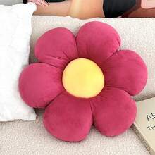 1 件，直径 45 厘米/17.71 英寸，有白色、绿色、红色、橙色、紫色、粉色可选，柔软舒适的水晶天鹅绒材质，向日葵雏菊形状，家居装饰适用于窗台垫、地板垫、沙发垫、椅垫、靠背垫、汽车垫、床头板垫，非常适合情人节、万圣节、圣诞礼物万圣节装饰秋季装饰房间装饰圣诞装饰圣诞装饰