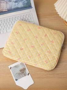 Modisch, einfach und süß, bedruckter iPad-Beutel, Laptoptasche, Notebook-Schutzhülle, geeignet für 11-Zoll/13-Zoll iPad, Laptopspeicherung, ideal für den Arbeitsweg, Geschäftsreisen und die perfekte Wahl als Geschenk für Freunde und Kollegen. Schulanfang Schulsachen Tasche für Schularbeit Laptoptasche für Frauen Kompatibel mit Macbook Case College Essentials Laptophülle