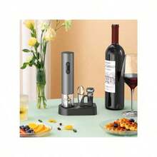 Electric Wine Bottle Opener, Kitchen Gadgets Gift, Wine Bottle Opener, Gift For Family And Friends - Multicolor - View 2