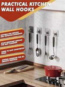 1/2 piezas Ganchos de techo de uso pesado para interiores y exteriores - Soportes de peso para colgar plantas/luces de fiesta LED/campanas de viento de garaje/decoración de baño, imprescindible para el almacenamiento del hogar