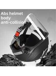 خوذة دراجة نارية كهربائية للرجال والنساء للاستخدام الخارجي، حماية من الشمص الصيفية، قابلة للتنفس، ذات عدسة مزدوجة نصف خوذة، قوية، خوذة أمان عالمية لجميع المواسم. قد تختلف الدفعة، سيتم شحن نمطين عشوائيين، لكن المادة واحدة.