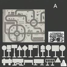 ABS Play & Learn Traffic Signs – 18-Piece Educational Toy With 4 Color Options