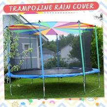 78.74in/118.11in Toss Rainbow Parachute, Outdoor Gymnastics Training Equipment, Multi-Person Sports & Recreation Umbrella, Sensory Integration Training Rainbow Umbrella, 8 Colorful Fun Gift Suitable For 10 Scenarios, Team Building And Group Activities, Includes Storage Bag