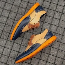 Men's Oxford Shoes Dress Shoes Men's Lightweight Lace-Up Fashion Shoes-20256688 - 黑色-04 - 查看 9