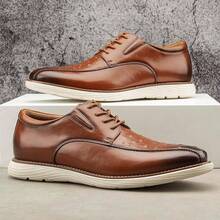 Men's Oxford Shoes Dress Shoes Men's Lightweight Lace-Up Fashion Shoes-20256688 - 棕色-09 - 查看 5