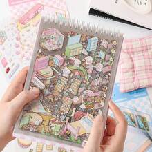 40pcs Stickers, The Sims Series, Exquisite DIY Landscape Fun Stickers, Scrapbook Supplies, Decorative Laptops, Phone Cases, Stationery Cases,School Supplies,Back To School - Multicolor - View 1
