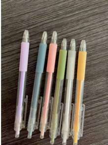 Retractable Precision Craft Knife Pens, Student Utility Scrapbook Paper Cutter, Manual Art Decoration Tools, Hand Press Pen For Art Paper Cutting, Card Making, Unboxing & Crafts, Pen Making Supplies - Random Color