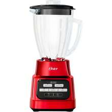 Oster One Touch Blender With Automatic Programs, 3 Speeds, Red Color, 1.5 L Glass Jar, Thermal Shock Resistant, Revolutionary Ice Crushing Blade - 查看 1