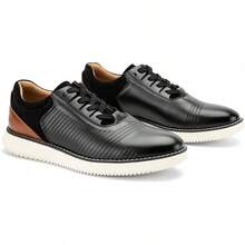 Men's Oxford Shoes Dress Shoes Men's Lightweight Lace-Up Fashion Shoes-20256688 - 黑色-04 - 查看 10