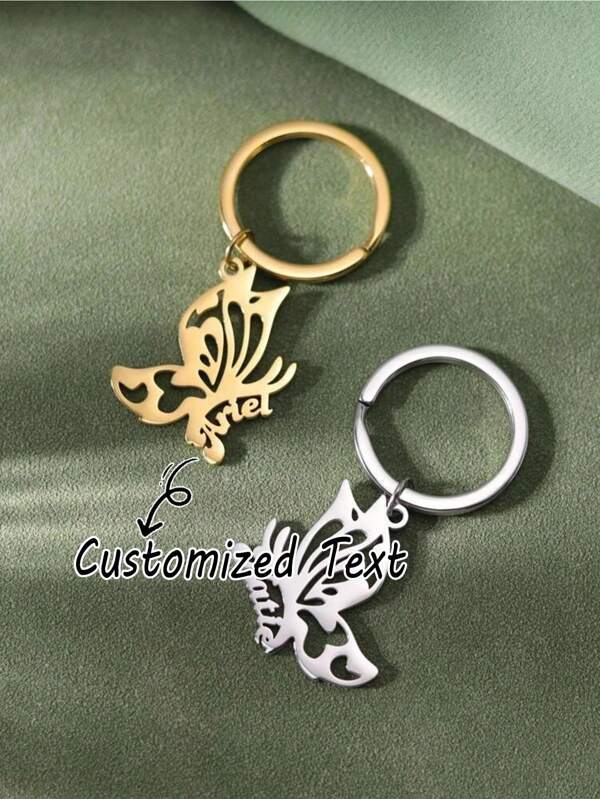 1pc Customized Anchor Keychain, Street Style Fashion Accessory, Essential For Casual Outfits, Holiday Gift