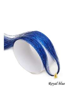 Shiny Threads Glitter Hair Tinsel Kit Gold Silk Hair Glitter String Extensions Accessories For Women Headdress - Multicolor - View 12