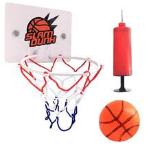 Mini Aro de Baloncesto para Ejercicio en Casa para Niños y Adultos, Aro de Baloncesto Pequeño para Interior, Marco de Pared, Soporte, Canasta Elevadora, Tablero Colgante - 1 juego - Ver 9