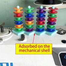 2pcs Magnetic Sewing Machine Core Holder - Plastic And Metal Core Storage Holder With Strong Magnetic Base For Orderly Access, Essential Sewing Accessories - Multicolor - View 6