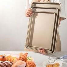 17 英寸烤箱烤盘套装，烹饪不粘金色烤盘，适用于厨房烤箱用品，饼干烤盘，蛋糕烤盘，面包烤盘，松饼烤盘，披萨烤盘，果冻卷烤盘 - 万圣节/亡灵节 - 彩色 - 查看 8