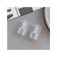 1-Piece Mixed USB Cable And Type-C Cable Transparent Wave Mobile Phone Charging Cable Protective Case, Suitable For Mobile Phone Charging Cable/Computer Power Cable Package Clip