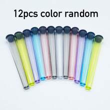 12/6/3 Stück Kunststoff Zigarettenaufbewahrungsröhren - Luftdichte feuchtigkeitsbeständige und geruchsresistente Behälter, tragbare Reise Zigarrenetuis mit verjüngtem Design für Zuhause/Büro/Camping (wasserdicht & geruchsdicht)