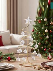 圣诞场景、圣诞树桌面摆件、水晶水钻卧室桌面DIY灯饰、氛围装饰、派对用品装饰（不含灯串）家居装饰 圣诞装饰 房间装饰 冬季圣诞装饰 家居圣诞礼物 圣诞装饰 - 彩色 - 查看 3