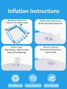 Hamaca inflable de 4Tube para piscina, hamacas de agua para salones, accesorios multiusos para la piscina (sala de estar, sillón, er) para piscinas, lagos, exteriores, playas - Multicolor - Ver 6