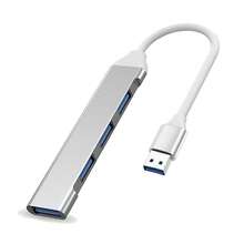 WOWSSYO Hub USB C adaptador multipuerto 4 en 1 Tipo C. Adaptador hub USB C a USB. Puertos ultra delgados USB 3.0/2.0, adecuado para computadoras, teléfonos móviles, tabletas - Multicolor - Ver 15