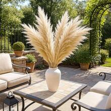 16PCS 40 Inch Fluffy Dried Pampas Grass Decor, Tall Ige Artcial Plants Boho Decor For Floor Vase Droom S Baby Shower Farmhouse Decoration