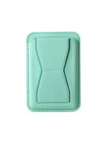 1pc Adhesive Phone Card Holder, Faux Leather Wallet, Stick-On Pocket, Multi-Card Slots, Compatible With Most Smartphones, Sturdy Grip And Stand Function, Unisex, Magsafe Wallet, Card Holder, Mini Wallet, Handbag - Multicolor - View 10