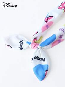 Disney 1pc Disney Authentic Cartoon Hair Hoop, Cute Mickey Mouse, Minnie Mouse, Daisy Duck, Fabric & Wire Bunny Ear Headband For Girls,Satin Narrow Hairband For Washing Face, Adorable Hair Accessory Women Bandana, School Stuff, College, Headbands