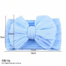 9 Stück Baby Schleife Haarschmuck, Kinder Haarbänder, Baby Jacquard Stirnbänder