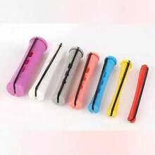 40pcs/Set DIY Hair Curler Set, Includes 4 Sizes Of No-Heat Hair Curling Rods Suitable For Short, Medium And Long Hair Styling, Random Color Female DIY Hair Styling Tools, Hair Styling Kit, Hair Tool Kit, Hairstyling Set, School Stuff, Curly Hair Tools, Hair Accessories