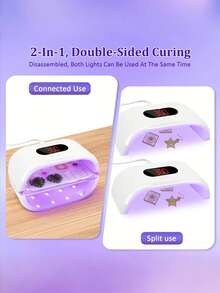 36W UV Curing Light, Resin Specific, Dual-Sided Fast Curing, 3-Speed Adjustable, Digital Display, Suitable For Crafts - Multicolor - View 3