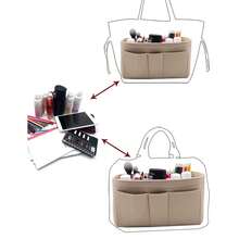 Felt Lining Storage Bag, Suitable For Handbags, Wallets And Other Large Capacity Storage Bags, Also Applicable To Tote Bags Or Other Types Of Bags - Beige - View 6