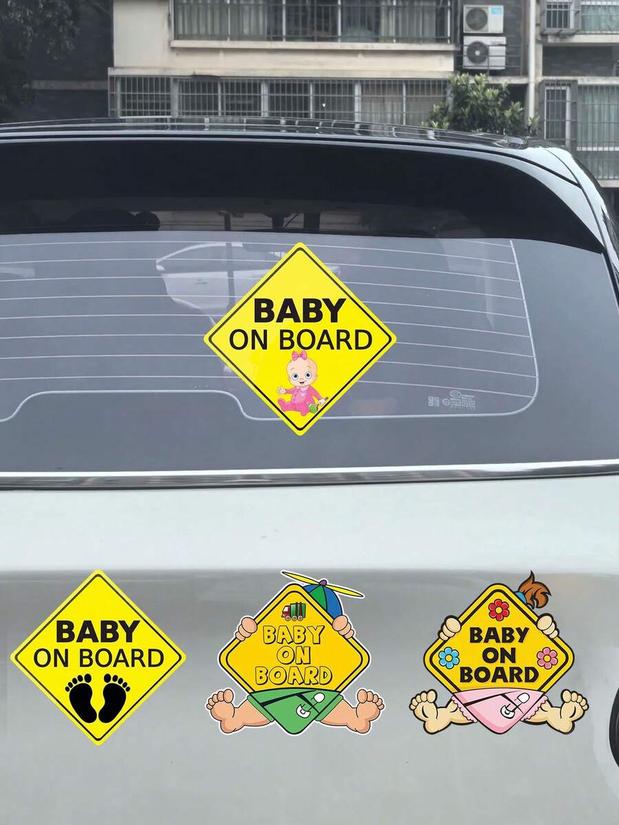 1pc Suction Cup Car Sticker 