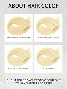 100% 巴西真人发编织 5 个夹入式接发，无缝，自然直发，非常适合长发加长，头发加长|直发质地|自然发型，编织头发 - S60 - 查看 7