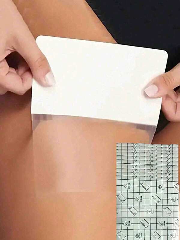 5-60pcs Anti-Friction Spandex Patches, Invisible Thigh Inner Anti Chafing Stickers,Thigh Inner Anti-Chafing Sticker, Self-Adhesive Wear-Resistant Disposable Body Anti-Friction Pads, Transparent Ultra-Thin Invisible Patch,Thigh Rescue,Chafing Prevention Rubbing Prevention Women, For Women's Inner Thighs And Calves - Invisible Body Tape With Non-Covered Elastic For Comfort And Protection