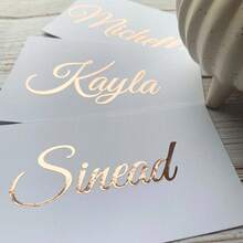 Customized Lettering Labels, Personalized Name Stickers For Glass Water Bottles & Boxes, Wedding Decoration Ball Font, Personalized Vinyl Labels, Wedding Vinyl Stickers - Multicolor - View 3