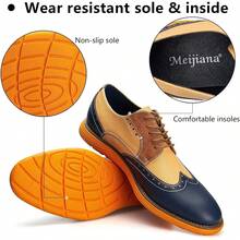 Men's Oxford Shoes Dress Shoes Men's Lightweight Lace-Up Fashion Shoes-20256688 - 黑色-04 - 查看 6