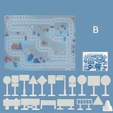 ABS Play & Learn Traffic Signs – 18-Piece Educational Toy With 4 Color Options