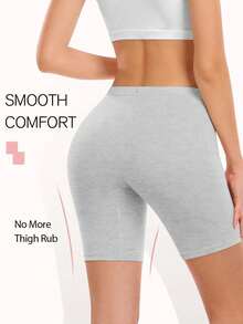 3 chiếc quần lót nữ không đường may, quần lót kiểu quần đùi nữ, quần short chống cọ xát, thích hợp để phối cùng váy hoặc quần đạp xe. - Nhiều màu - Xem 7