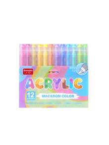 12/24/48/60/72/120/168/200 色专业艺术家笔套装 - 双刷艺术马克笔、柔性画笔和细尖素描 168 色软尖免按压绘画涂鸦覆盖笔直液体丙烯酸马克笔适用于石头、玻璃、陶瓷、复活节彩蛋、金属、木材、防水送给家人和朋友的绝佳礼物！