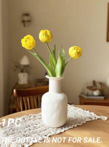 3 piezas de tulipanes artificiales de tacto real, de alta calidad, muy populares en Arabia Saudita, para decoración de hoteles, oficinas, hogares, ramos de boda, decoración de mesas de comedor, Día de San Valentín, regalo