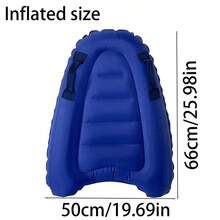 Aufblasbares, faltbares Schwimmboard mit Griff für Strand, Schwimmbad, Wassersport, Strandutensilien, Strandaccessoires - Verschiedenfarbig - Übersicht 4